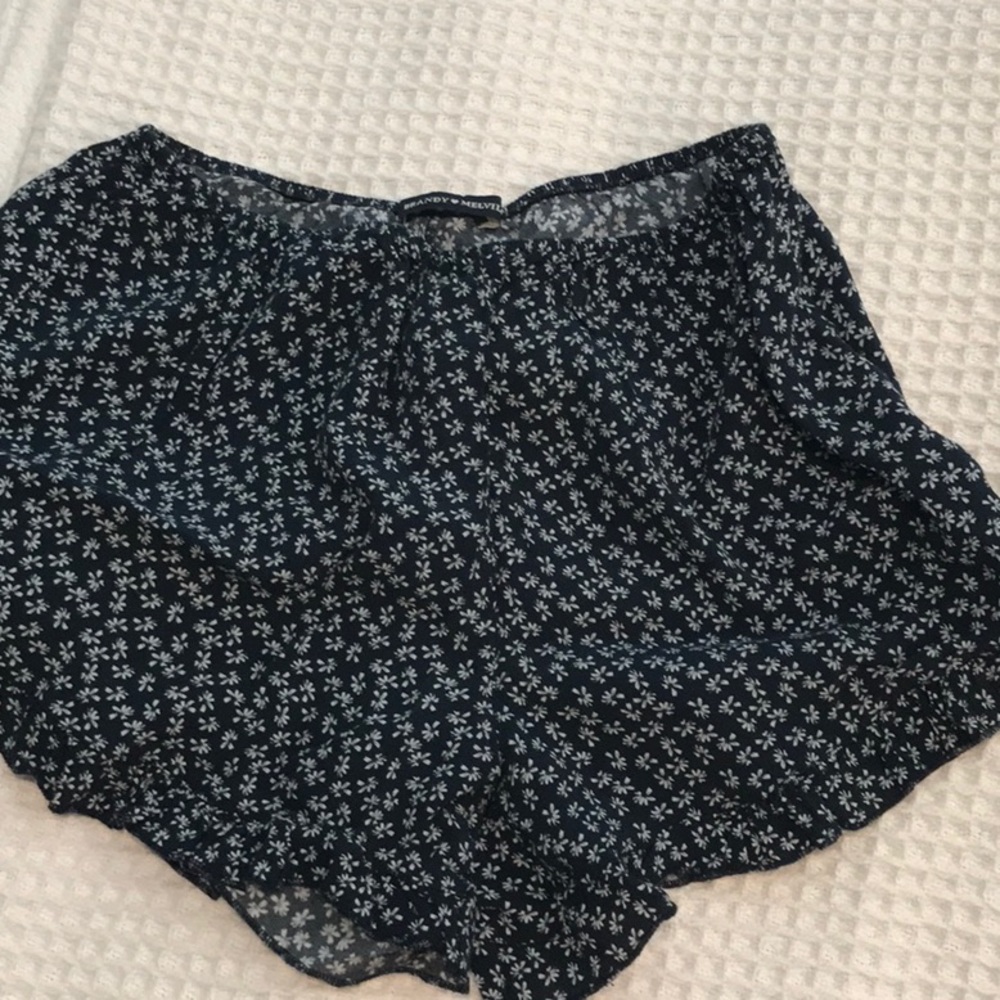 Brandy Melville Daisy Ruffle Shorts